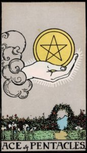 Ace of Pentacles(UpRight)