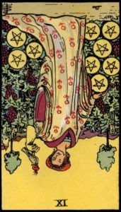 Nine of Pentacles(Reverse)