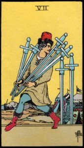 Seven of Swords(UpRight)