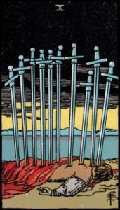 Ten of Swords(UpRight)